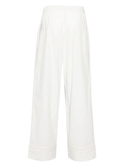 High-Waist Straight-Leg Trousers