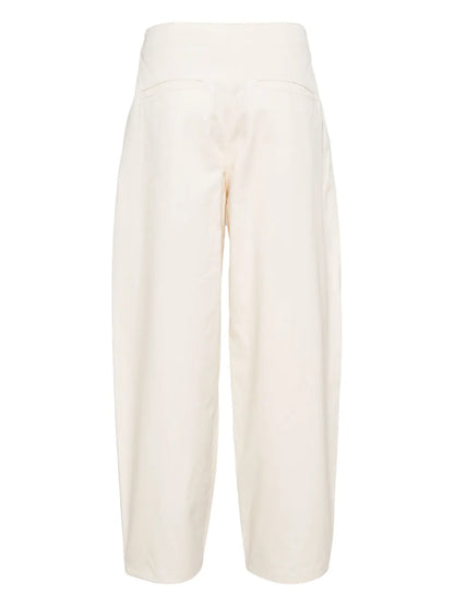 High-Waist Tapered Trousers