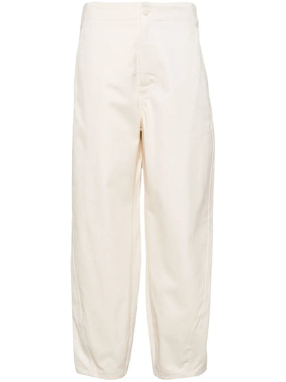 High-Waist Tapered Trousers