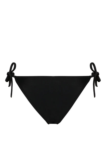 Logo-Print Tied Bikini Bottom