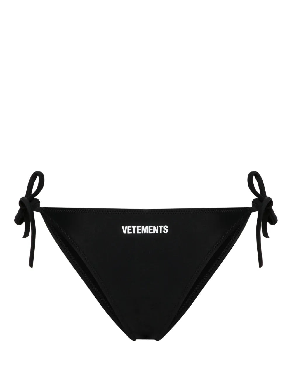 Logo-Print Tied Bikini Bottom