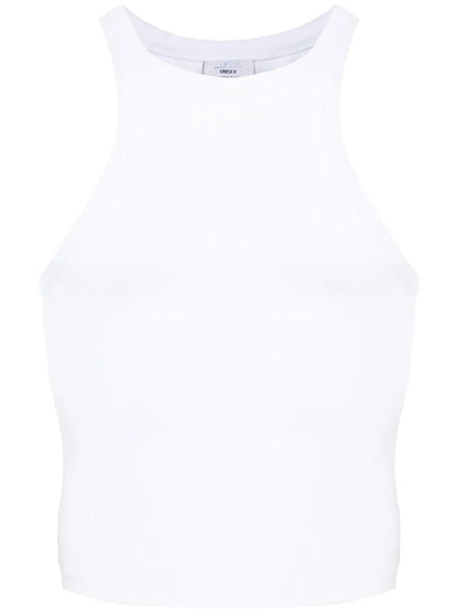 Logo-Embroidered Ribbed Tank Top