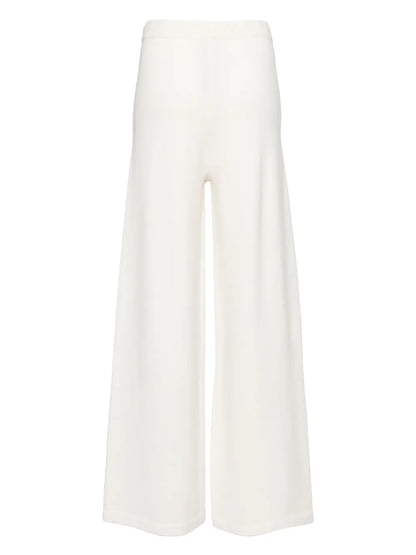 Wide-Leg Knitted Trousers