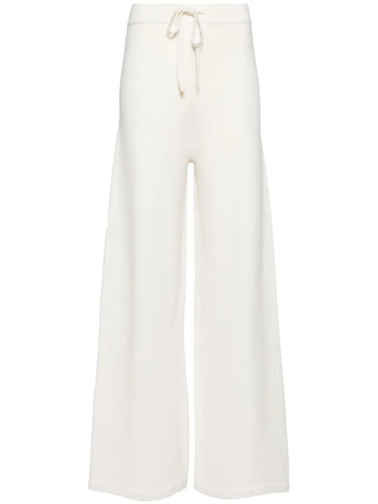 Wide-Leg Knitted Trousers