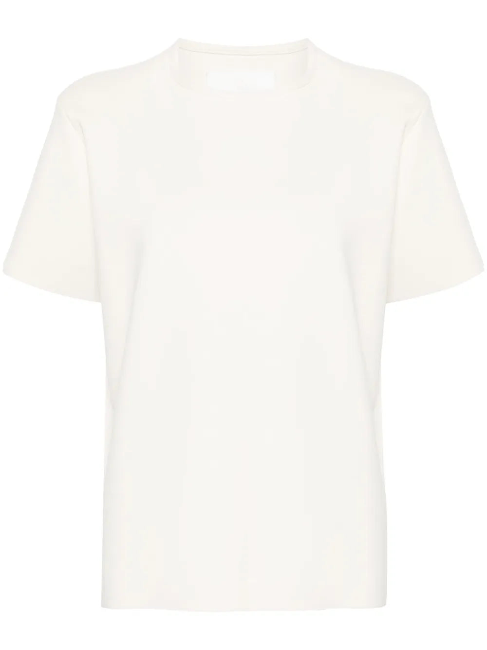 Round-Neck Fine-Ribbed Top