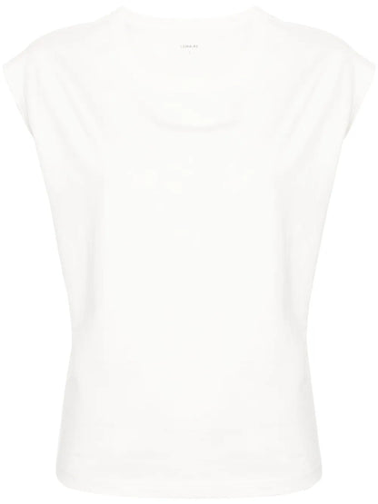 Cap-Sleeve Jersey T-Shirt