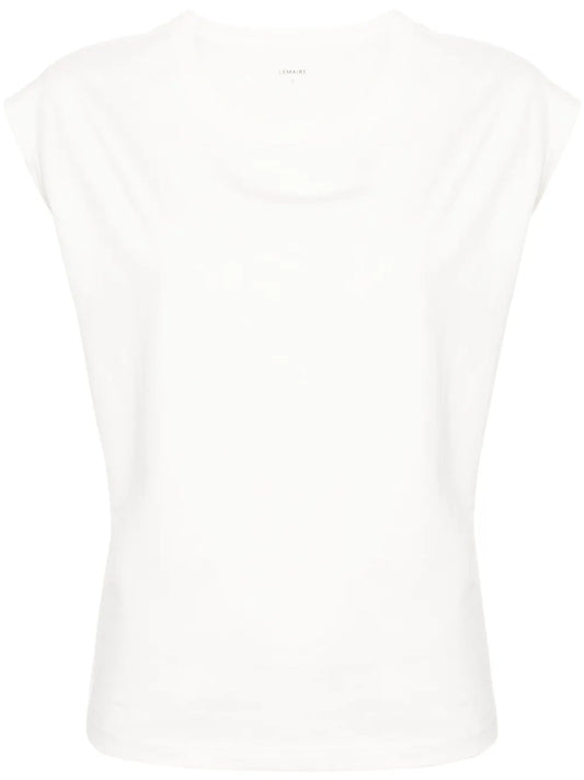 Cap-Sleeve Jersey T-Shirt