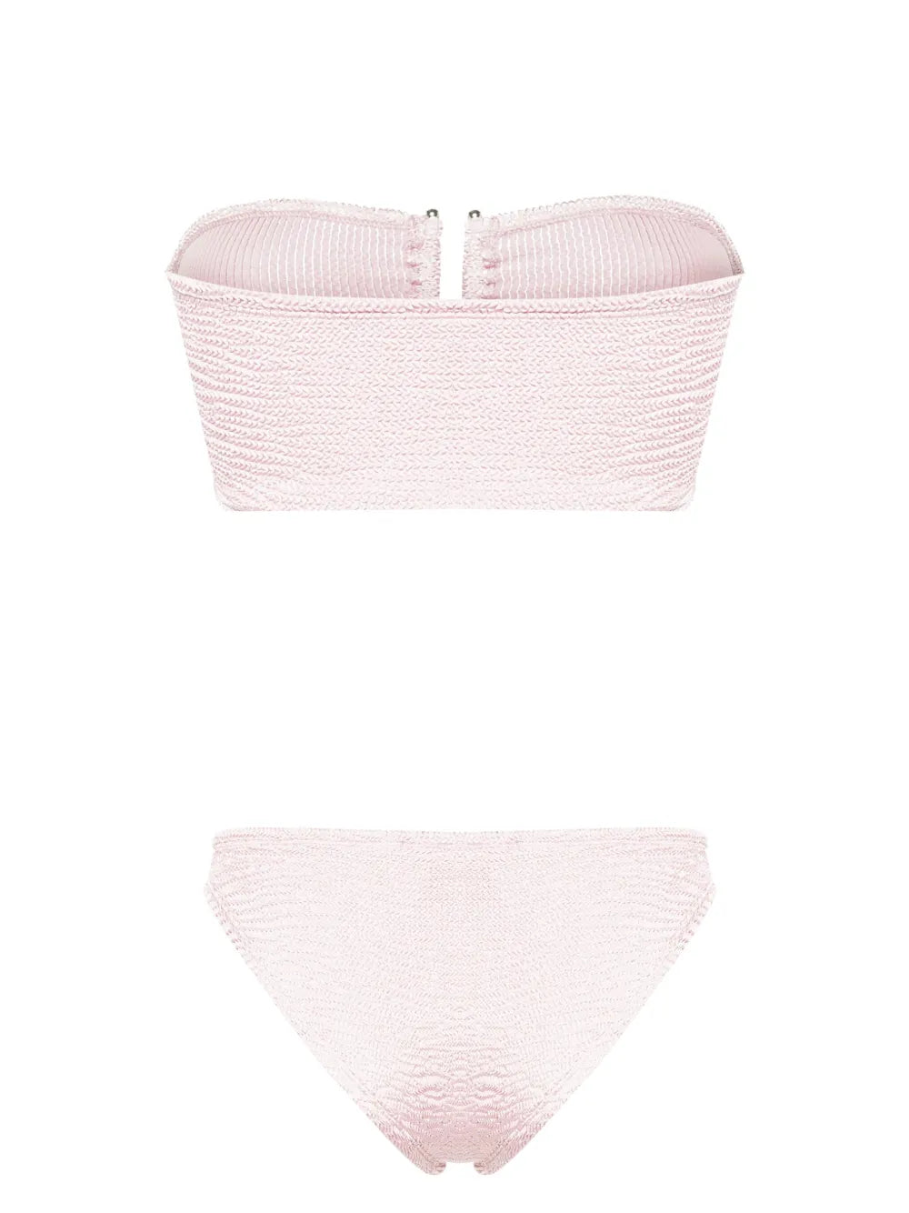Frida Wrinkled-Effect Bandeau Bikini