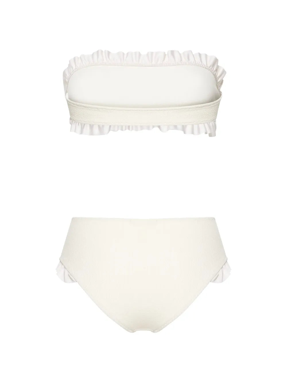 Kylie Ruffled-Trim Bandeau Bikini