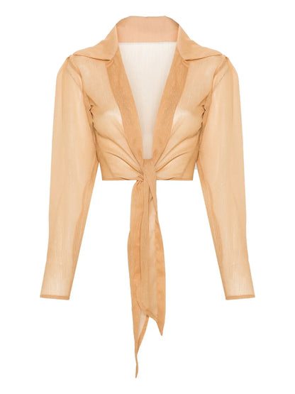 Aria Cropped Shirt