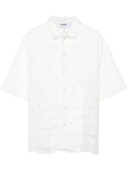 Broderie-Anglaise Poplin Shirt