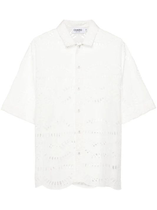 Broderie-Anglaise Poplin Shirt