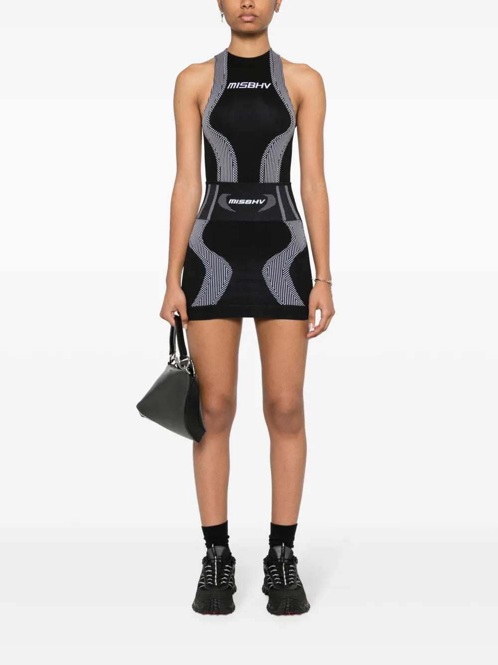Logo-Jacquard Performance Bodysuit