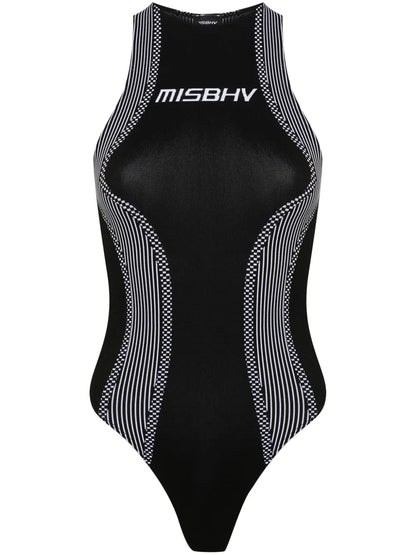 Logo-Jacquard Performance Bodysuit