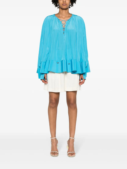 Gathered Drop-Shoulder Kaftan