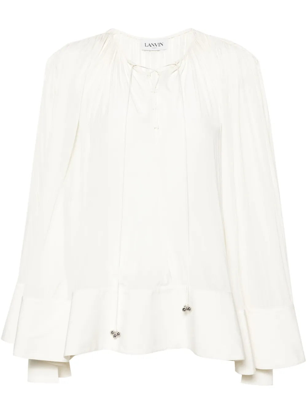 Gathered Drop-Shoulder Kaftan