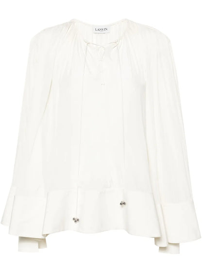 Gathered Drop-Shoulder Kaftan