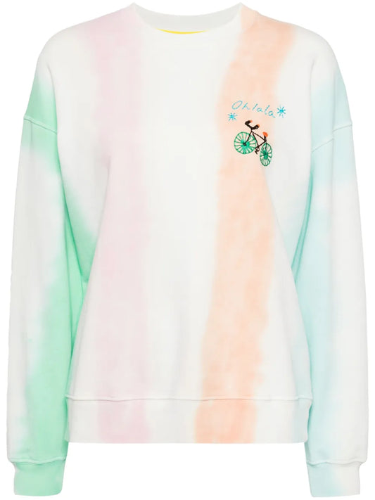 Tie-Dye Organic-Cotton Sweatshirt