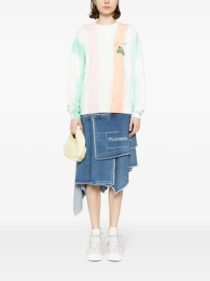 Tie-Dye Organic-Cotton Sweatshirt