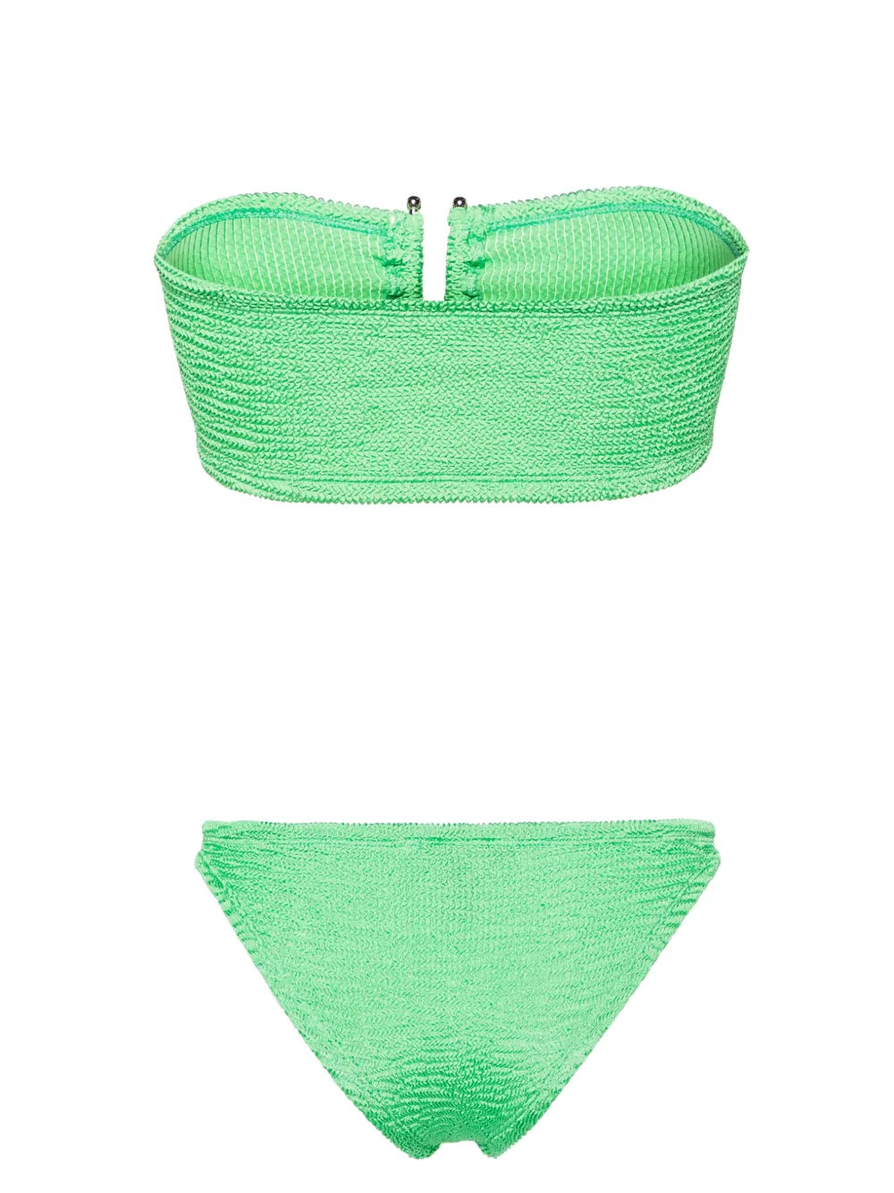 Frida Wrinkled-Effect Bandeau Bikini