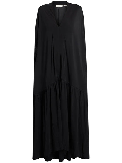 Poncho Jersey Maxi Dress