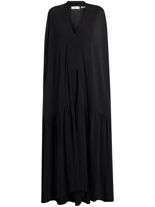 Poncho Jersey Maxi Dress