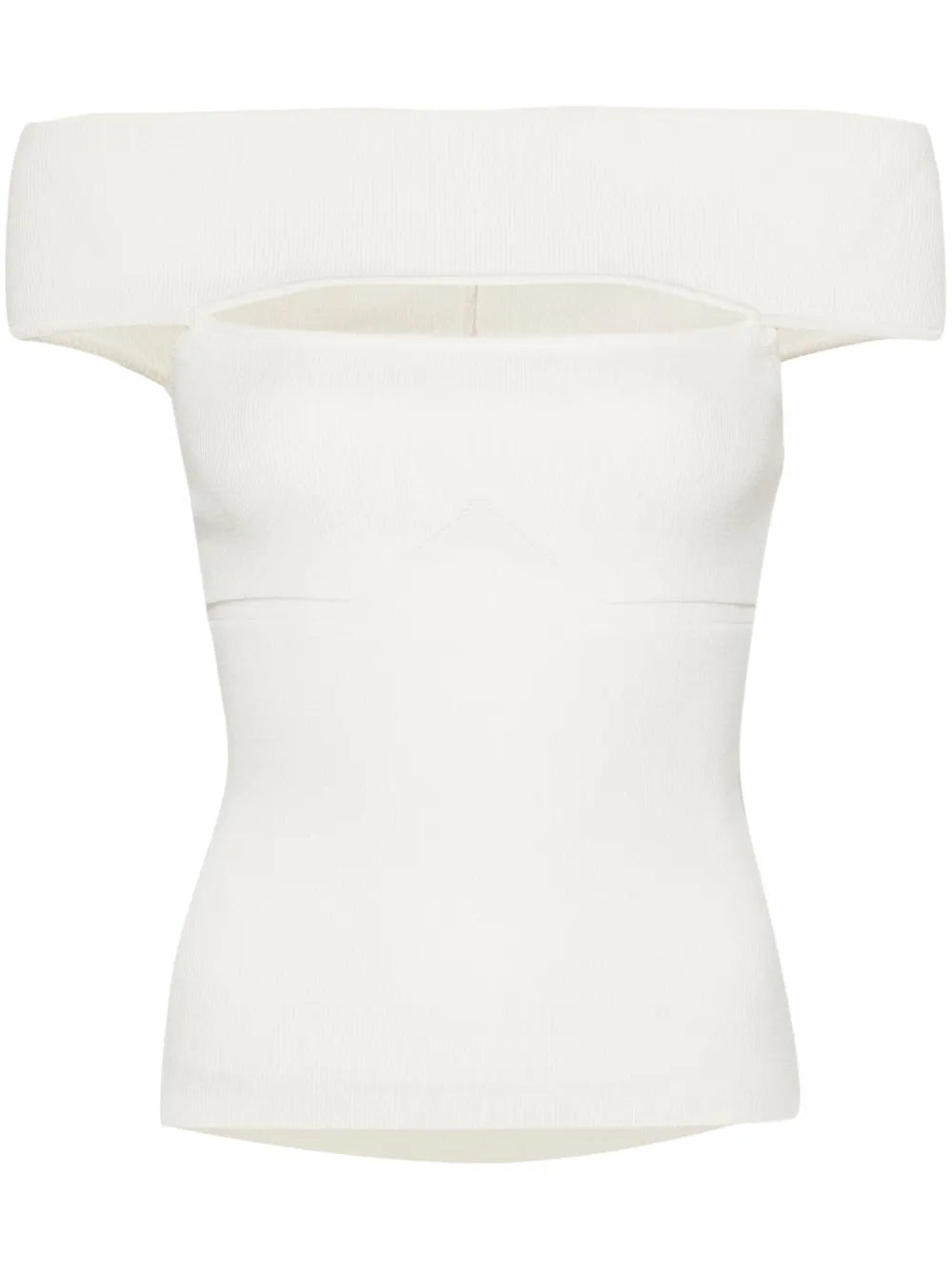 Off-Shoulder Knitted Top