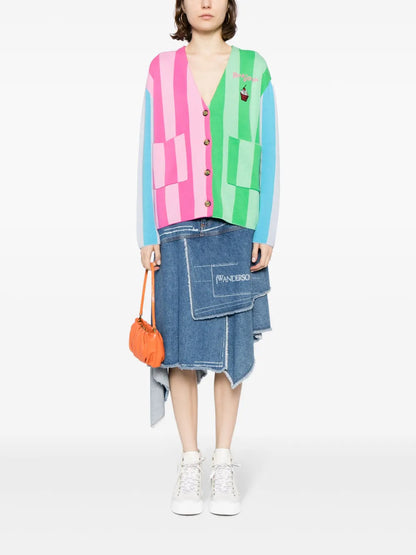 Bonjour Colour-Block Cardigan
