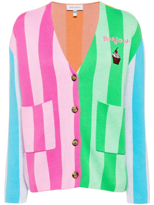 Bonjour Colour-Block Cardigan