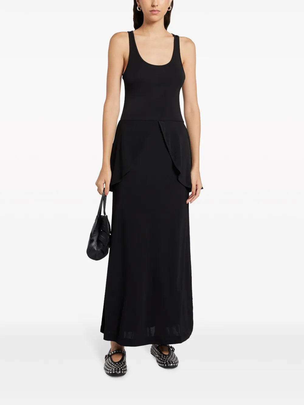 Petal Ruffled Maxi Dress