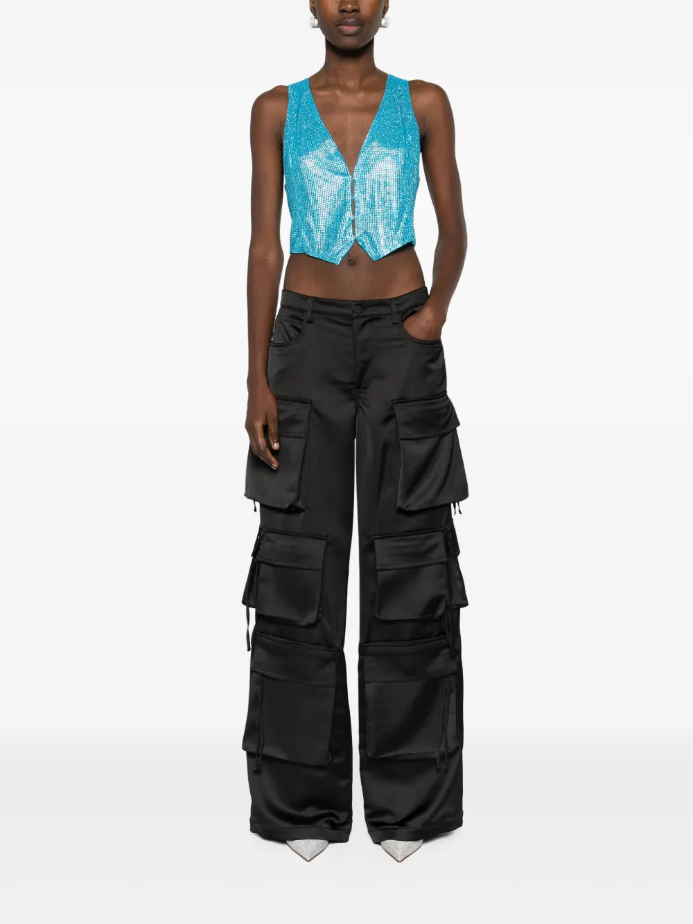 Straight-Leg Cargo Trousers