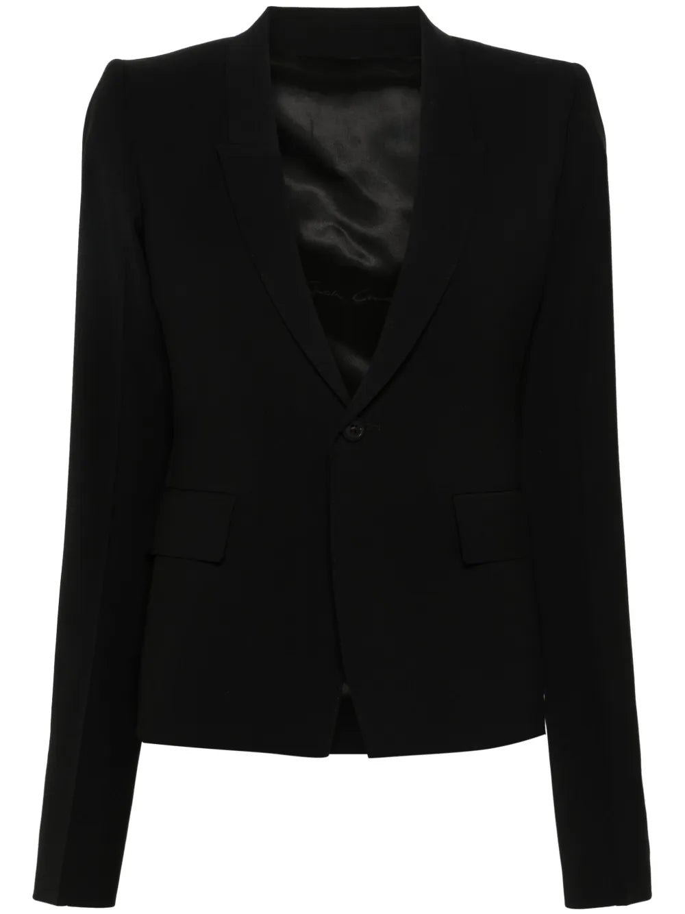 Wool Single-Breasted Blazer