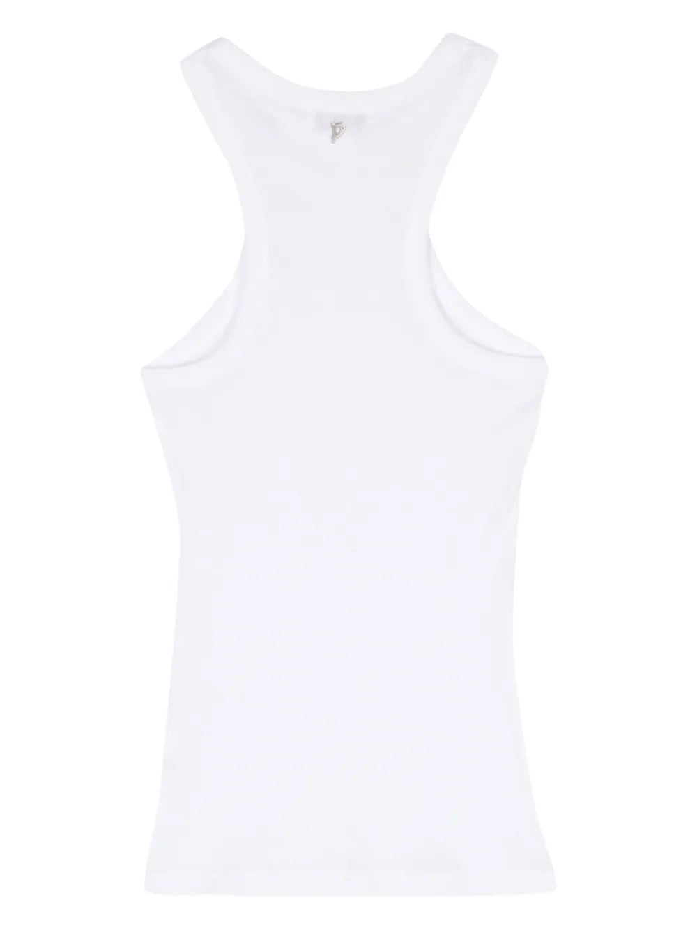 Logo-Plaque Ribbed Top