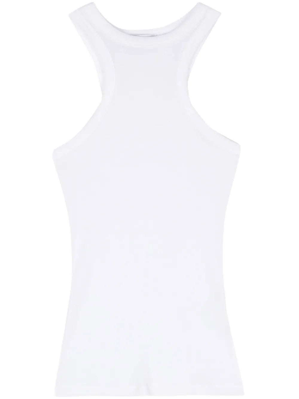 Logo-Plaque Ribbed Top