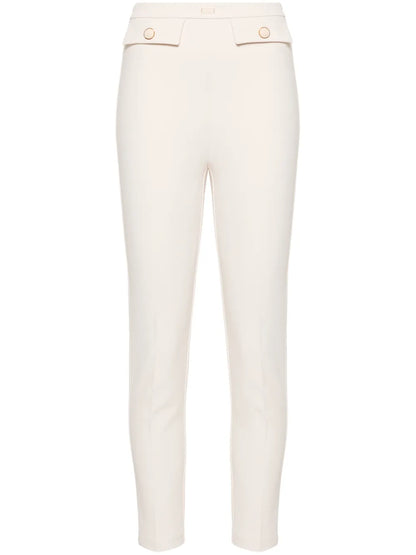 Logo-Plaque Slim-Fit Trousers