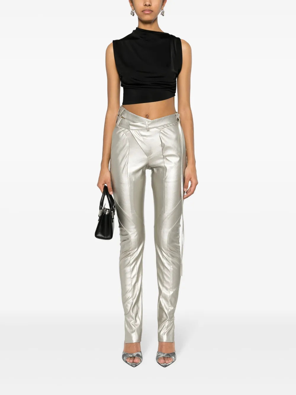 Asymmetric Waist Trousers