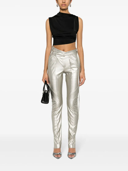 Asymmetric Waist Trousers
