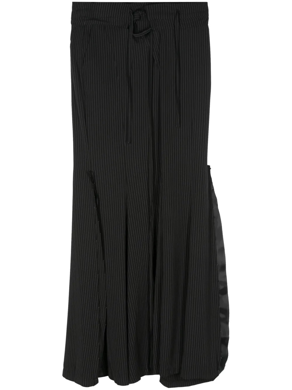 Mermaid Pinstripe Maxi Skirt