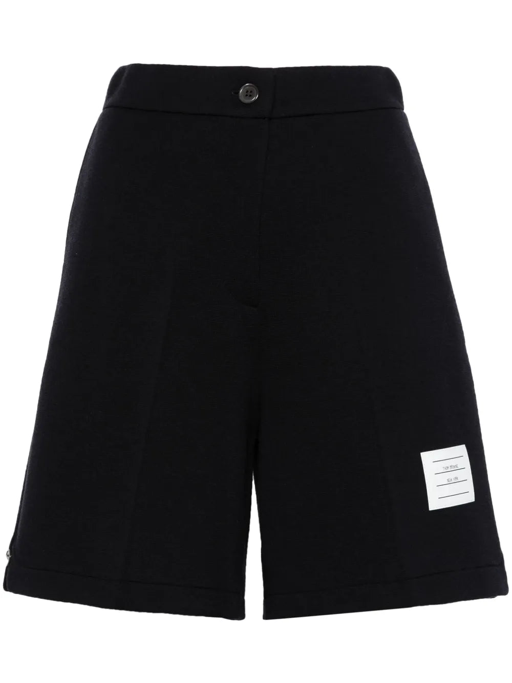 Name-Tag Ribbed Shorts