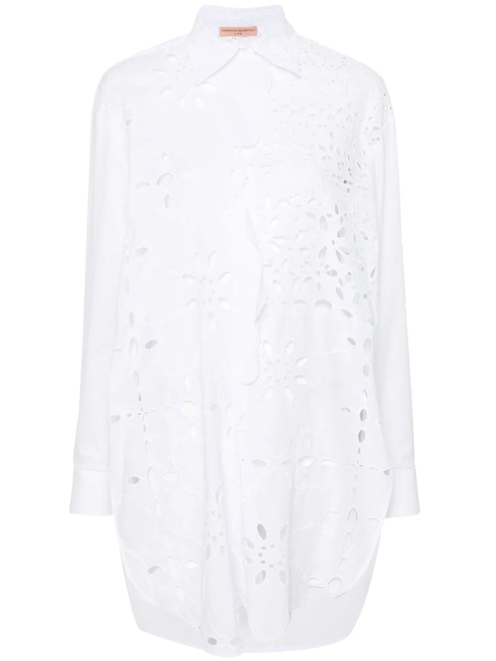 Broderie-Anglaise Cotton Shirt