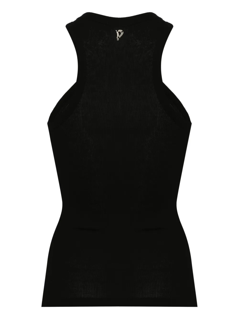 Logo-Plaque Ribbed Top