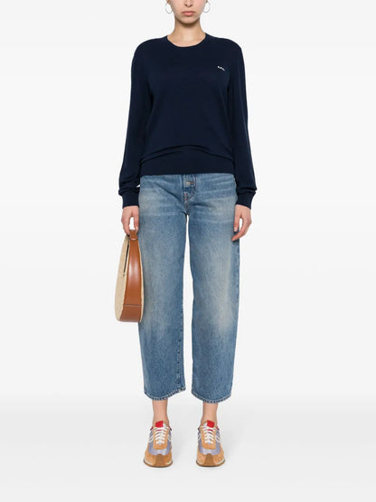Logo-Embroidered Jumper