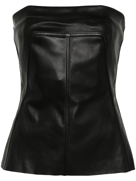 Nappa Bustier Top