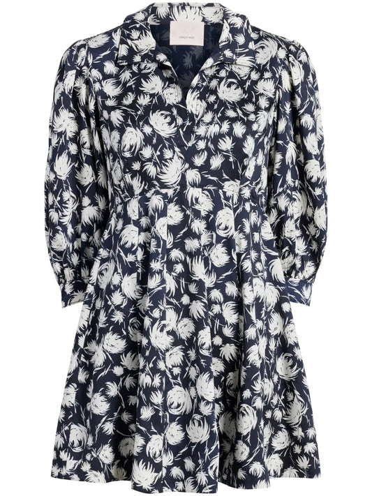 Darby Floral-Print Minidress