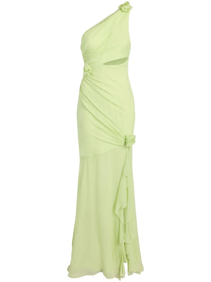 Kaleb One-Shoulder Gown