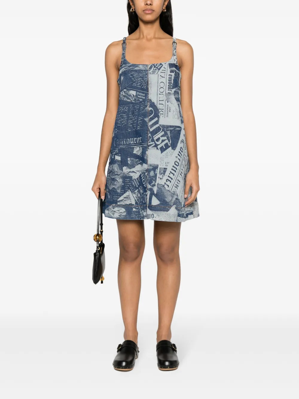 Magazine Denim Minidress
