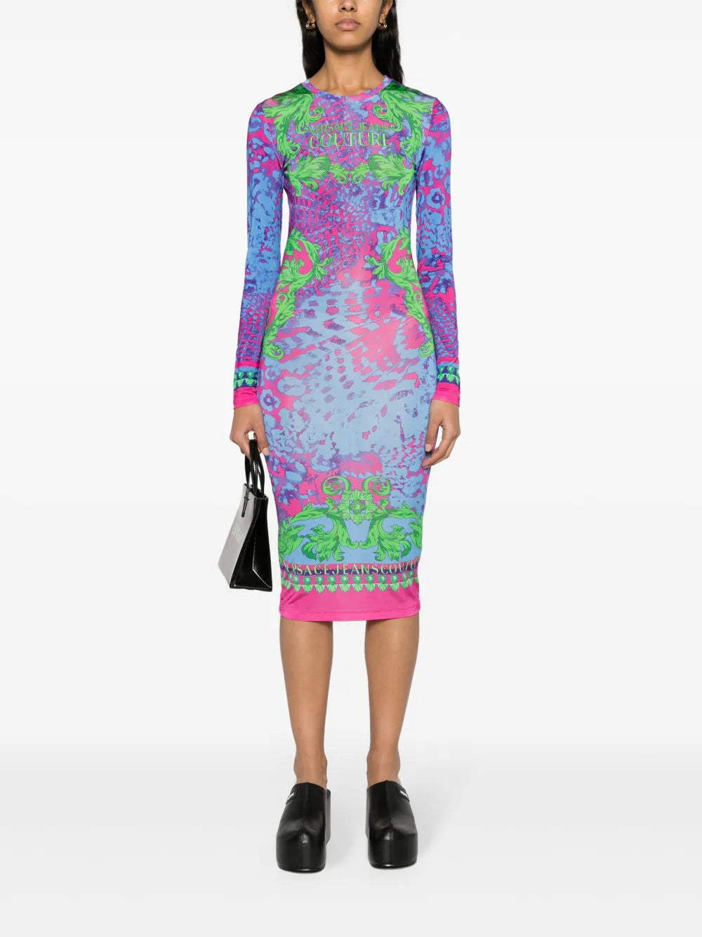 Animalier Couture Midi Dress