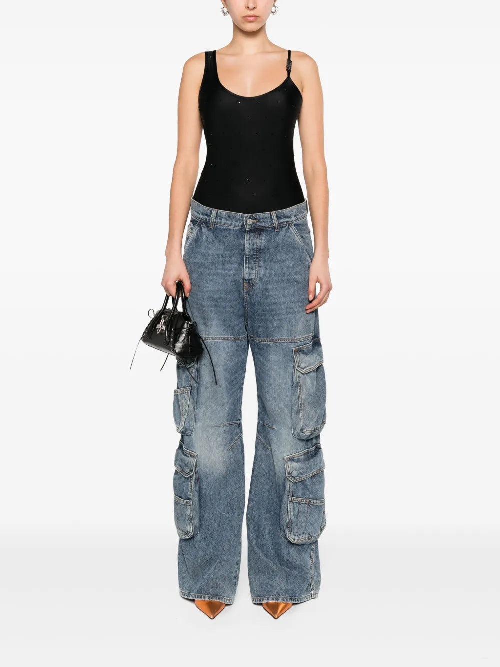 Crystal-Embellished Halterneck Body