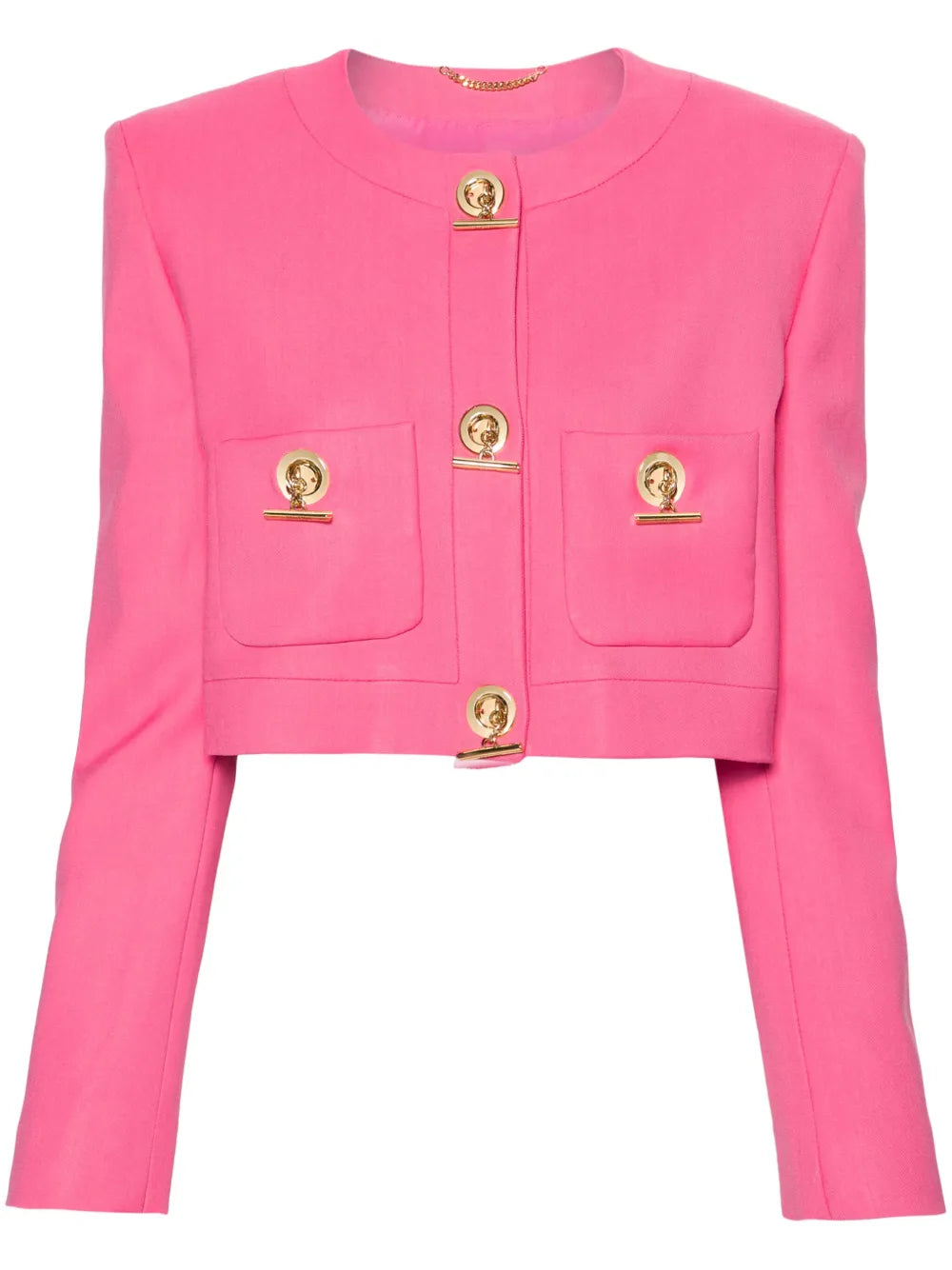 Single-Breasted Cropped Blazer