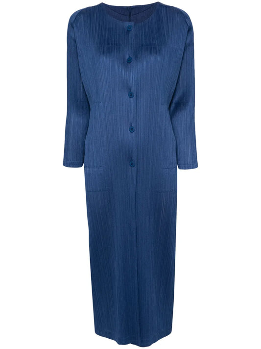 Monthly Colors January Pleated Coat